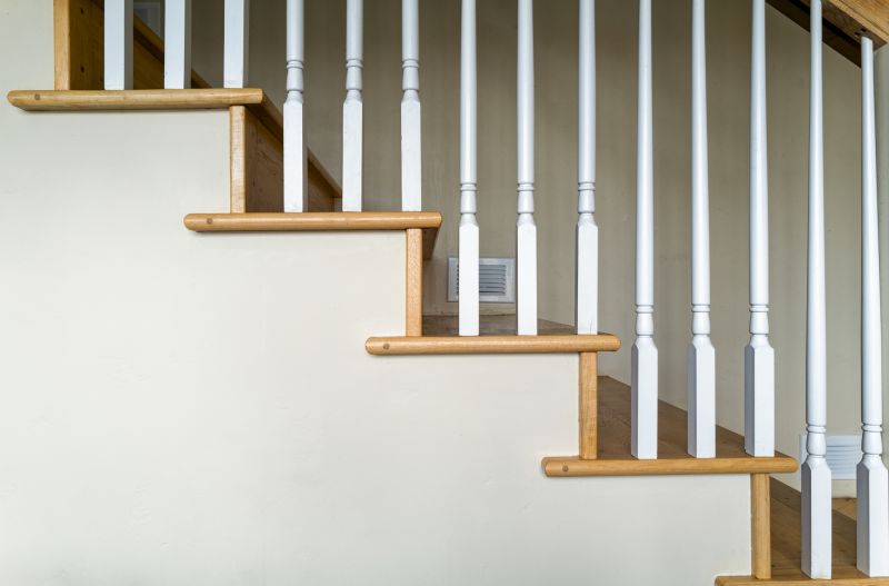 Wood Stair Railing Repair in Alpharetta, GA